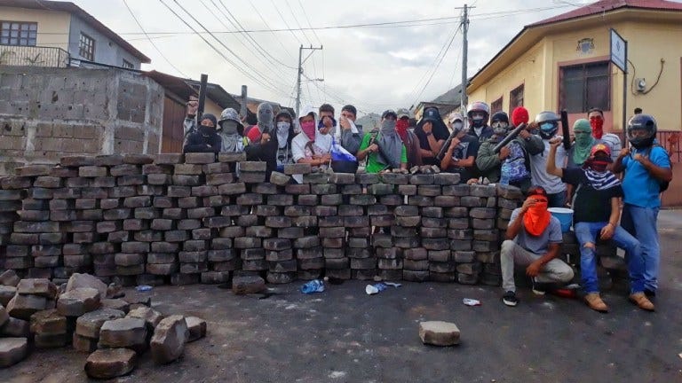 tranque barricade Nicaragua 2018 Matagalpa