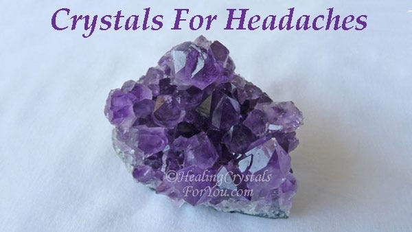 Amethyst Is One Of The Crystals That Help Headaches
