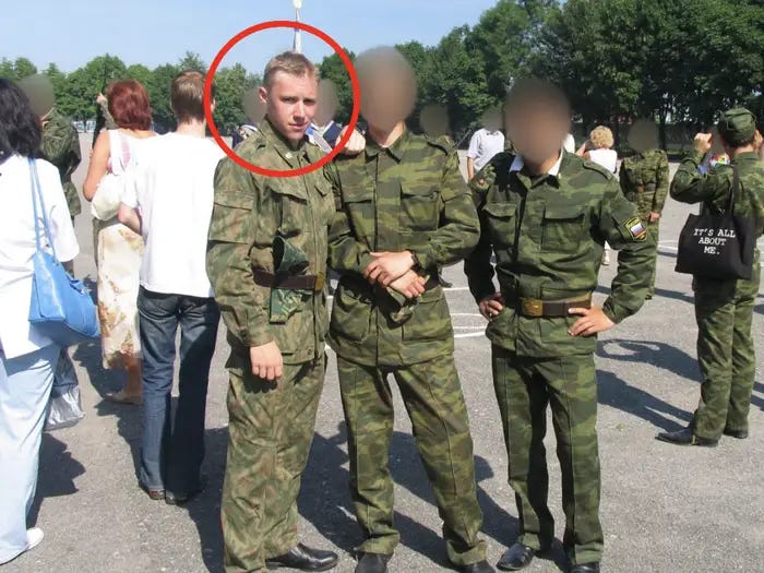 Sergey Vladimirovich Cherkasov, pictured in Russian military uniform. Department of Justice