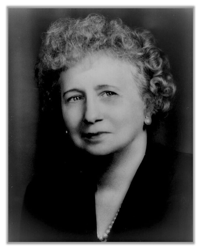 black and white photo of bess truman