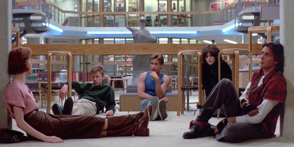 The Breakfast Club - Nostalgia Nation - Where to start with Molly Ringwald