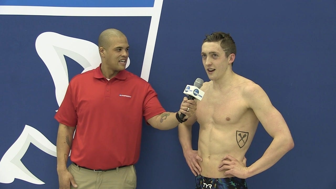 Thomas Gordon 1,650 Freestyle Post-Swim Interview - Emory