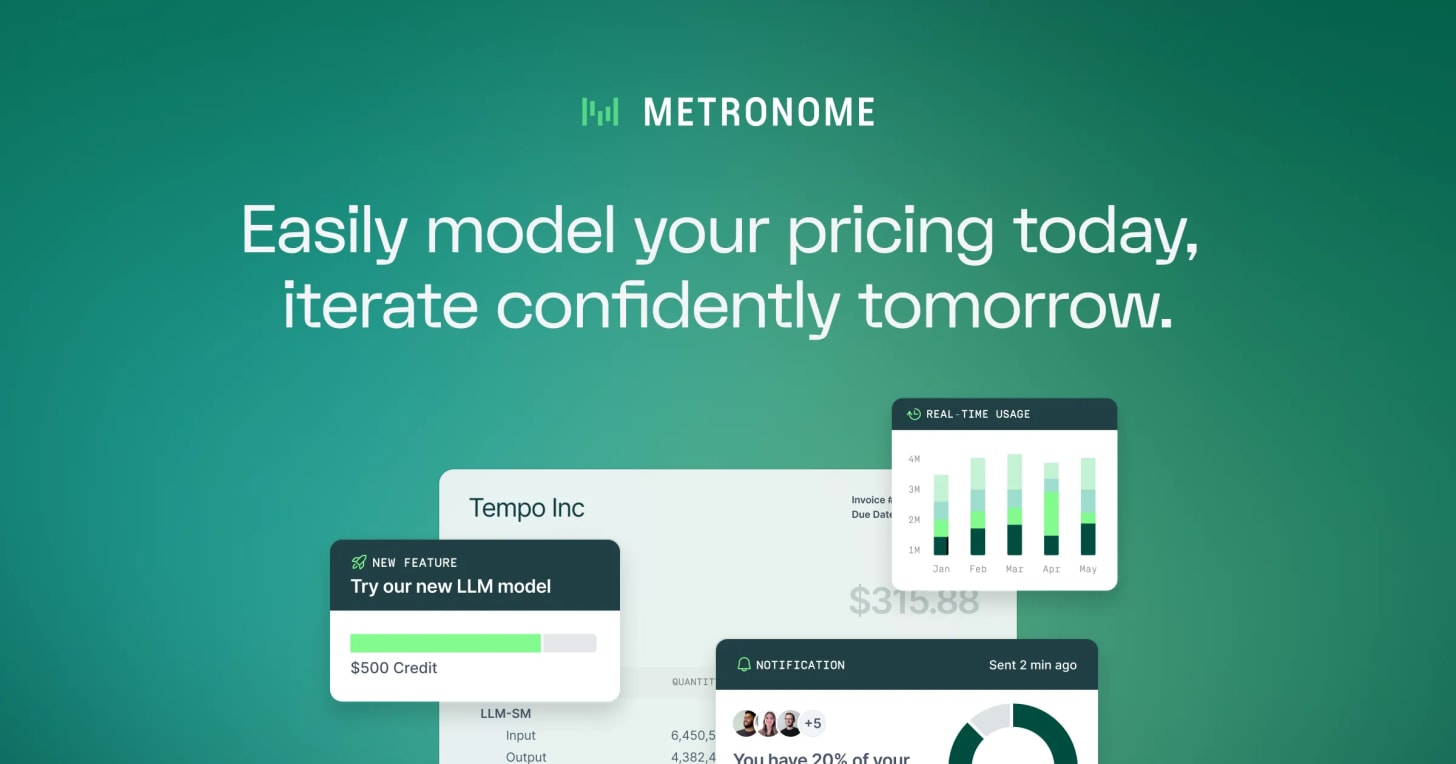 Metronome | Usage-Based Billing Platform