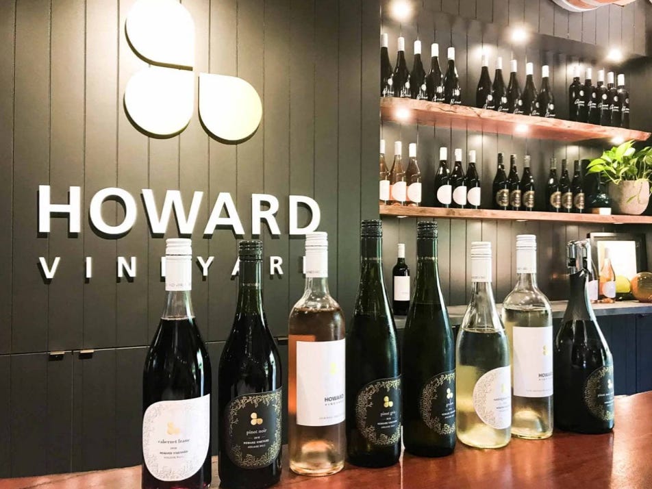 wine tasting at Howard Vineyard in Adelaide Hills