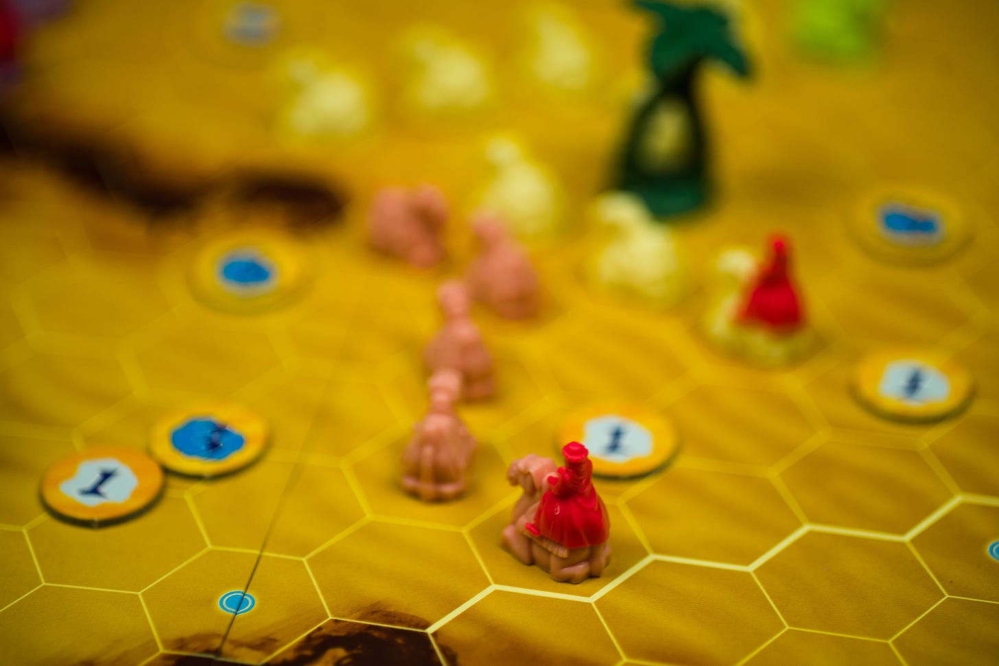 The board game Through the Desert.