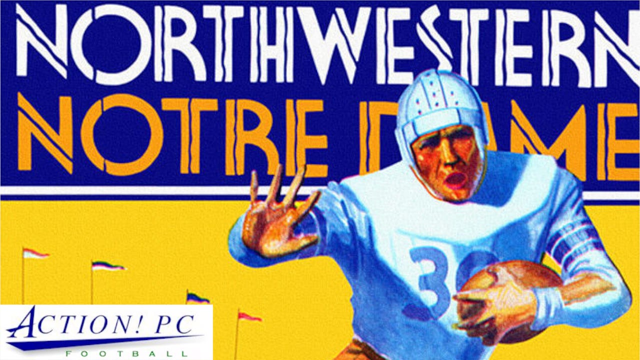 Notre Dame Northwestern Football Rivalry 1920s 1930s 1940s