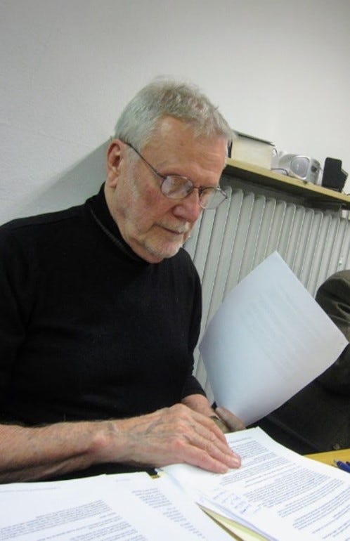 BK reading "Edward" for the Heidelberg Writers' Group, 2/2015