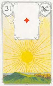 79 Combinações da Carta 31 no Baralho Cigano - O Sol