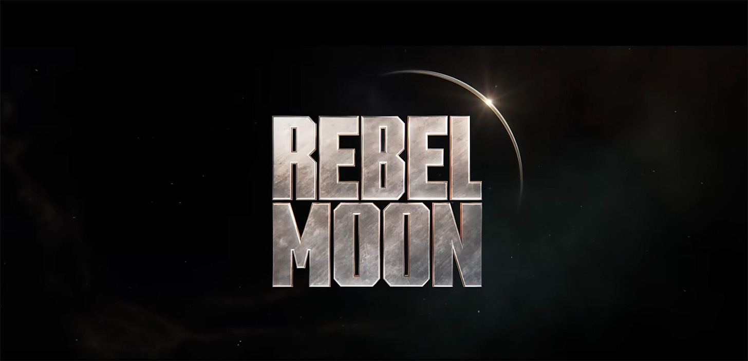 Rebel Moon intro screen