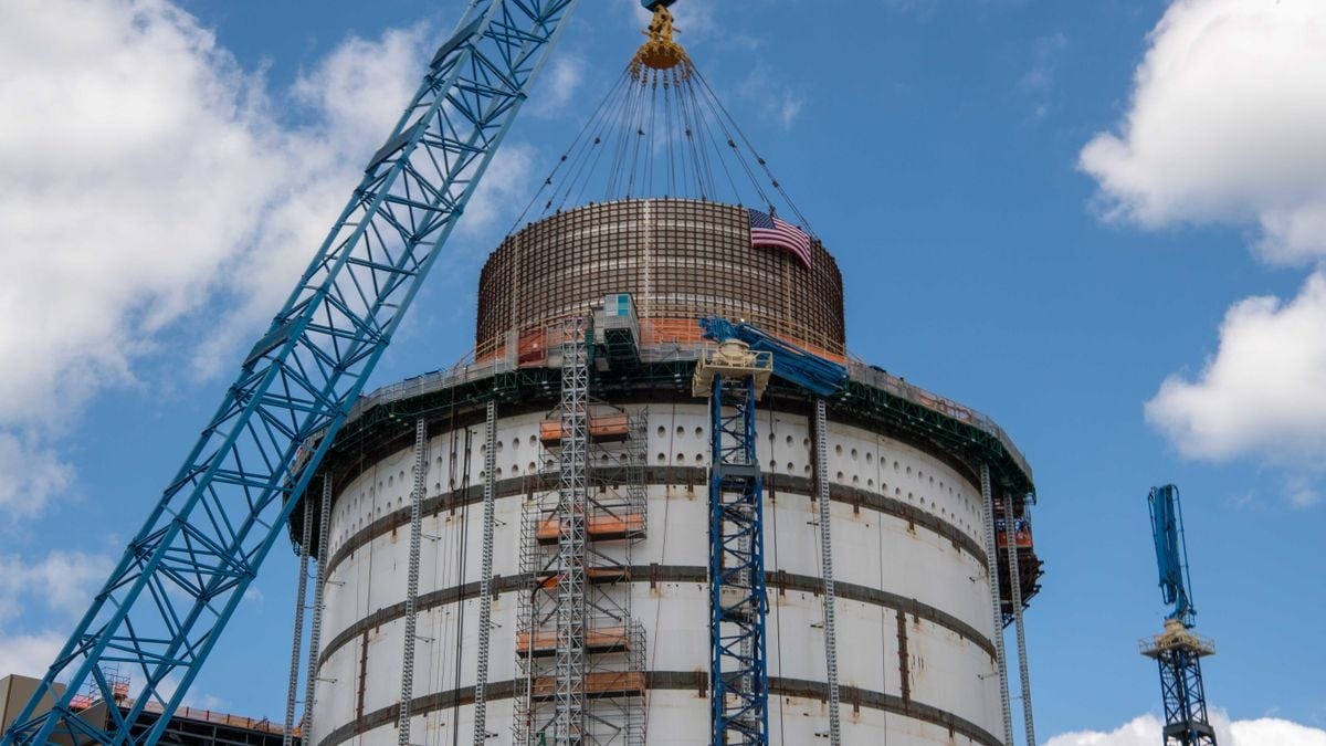 Construction of Vogtle Nuclear Plant Unit 4