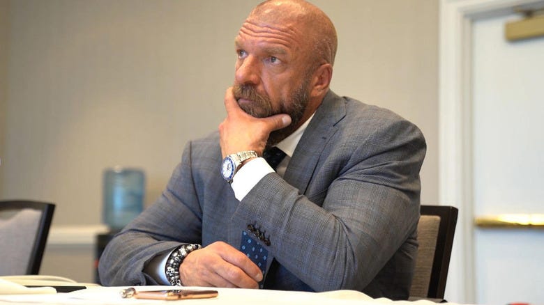 Paul "Triple H" Levesque in thought