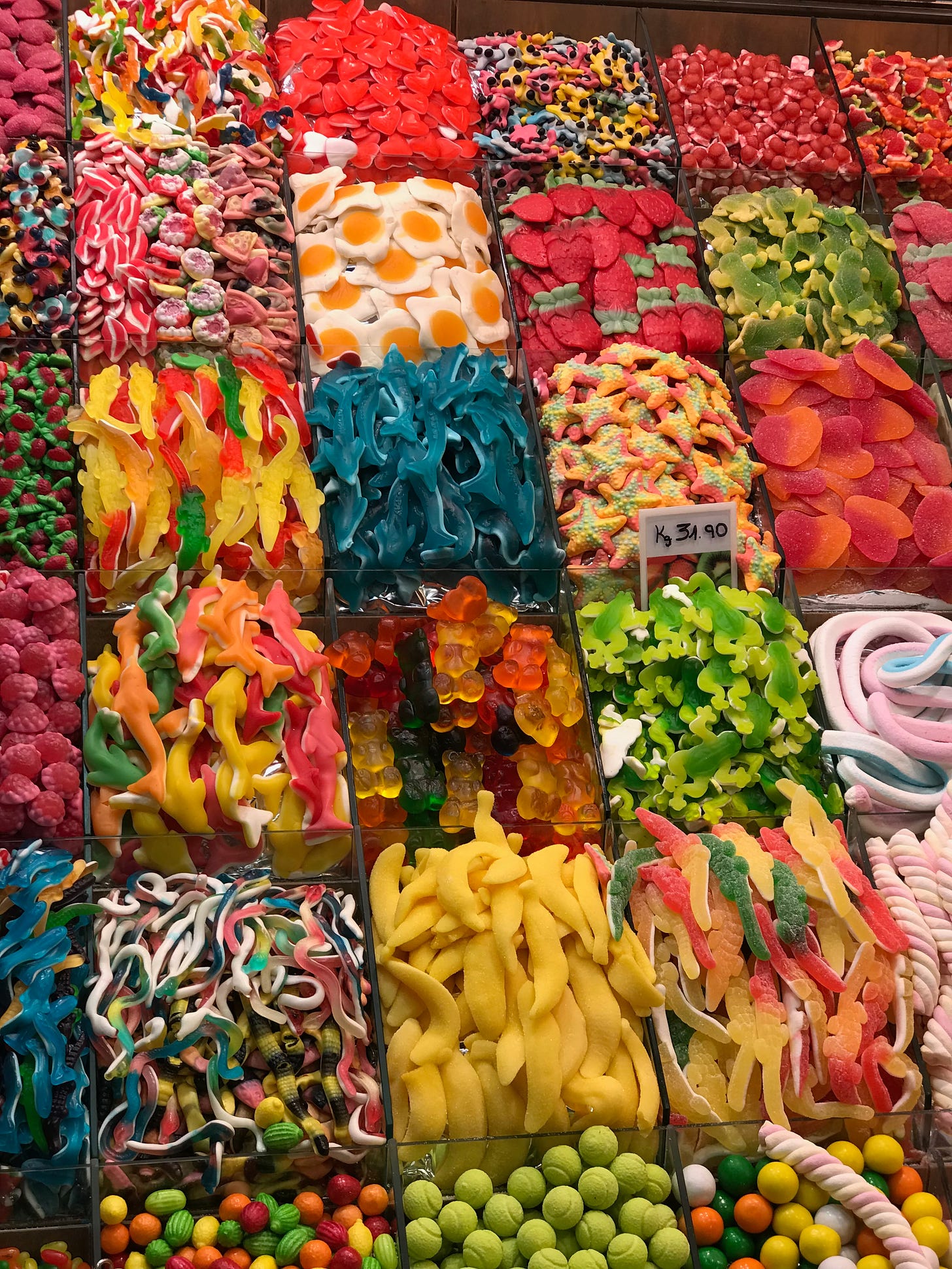 La Boqueria in Barcelona, Spain