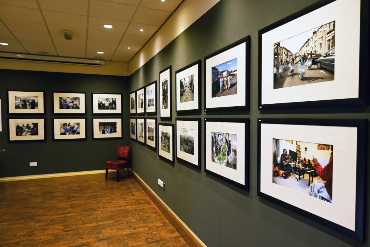 Images of the exhibition at Oriel Colwyn