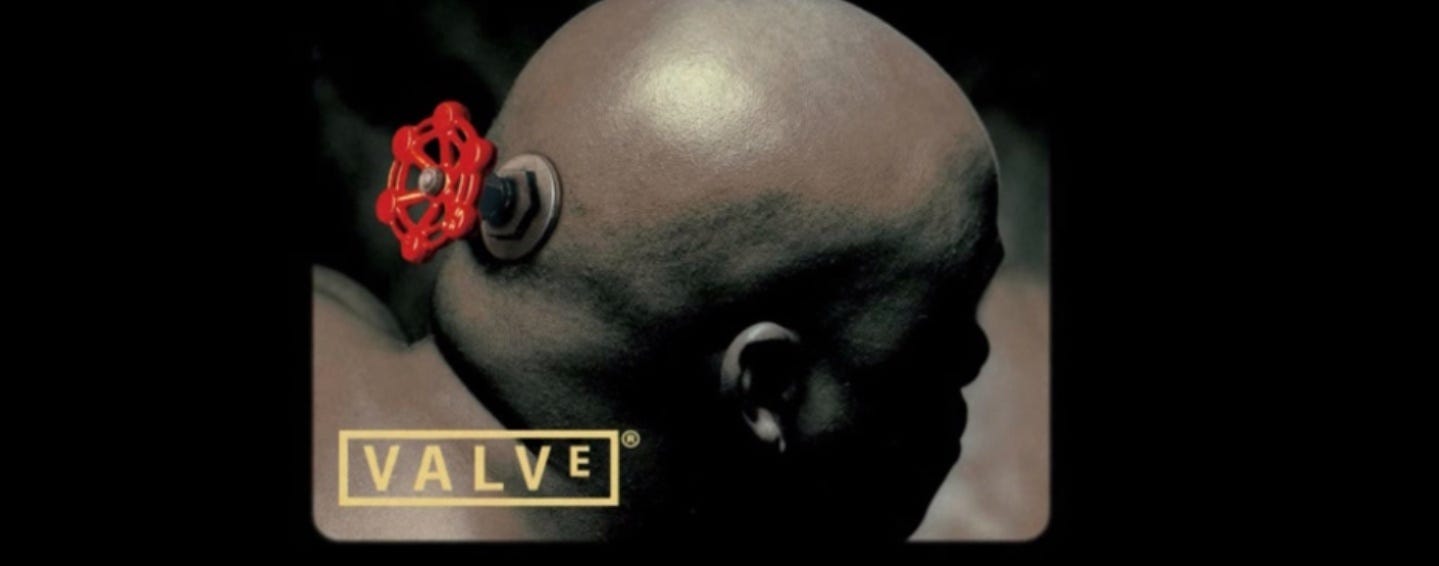 Valve head logo