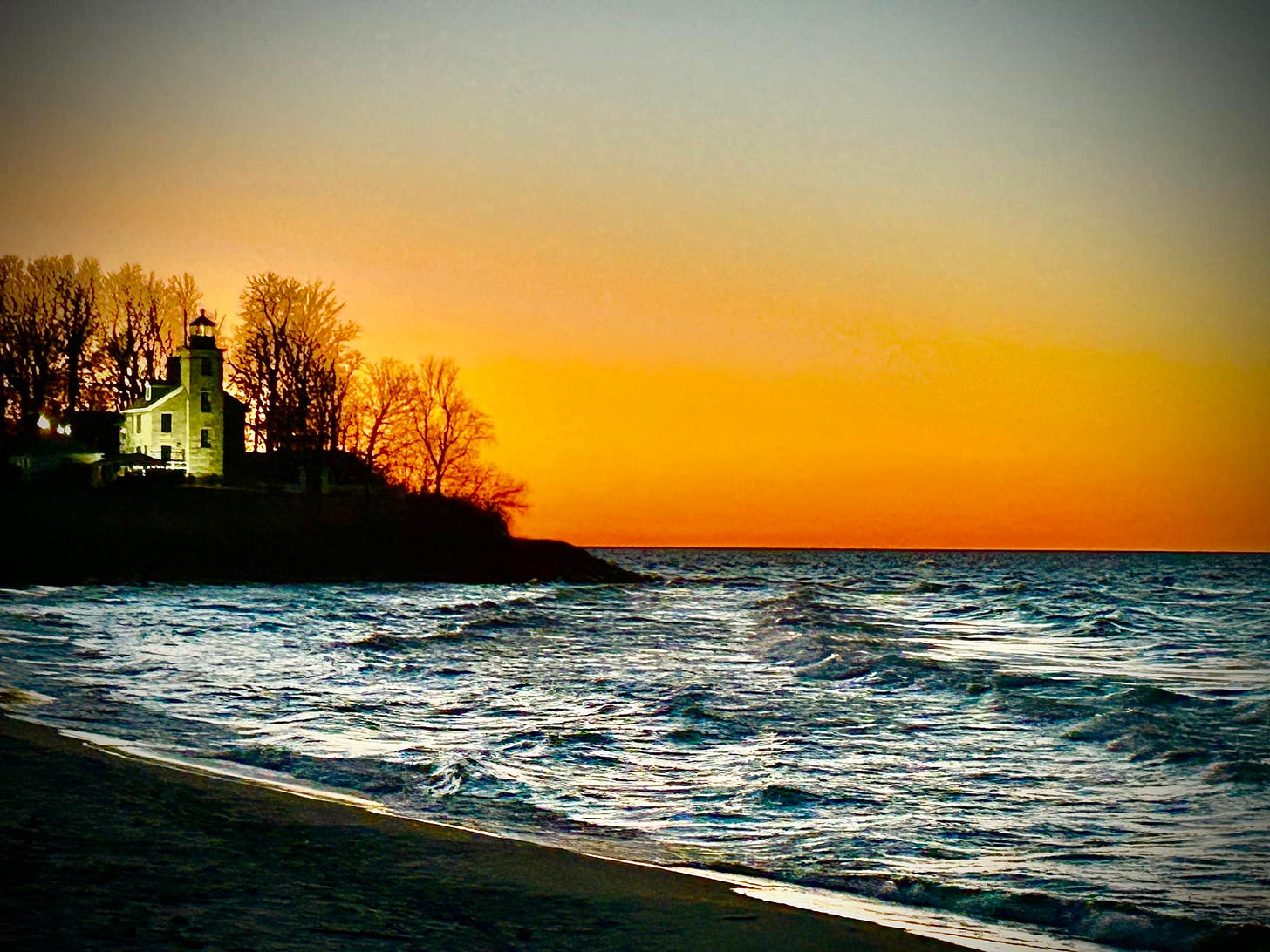 May be an image of twilight and nature