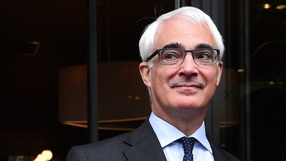 Former Chancellor Alistair Darling dies aged 70 - BBC News