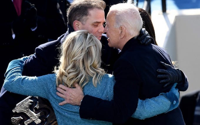 Joe Biden declares his 'boundless love' for son Hunter Biden on first day  of gun trial