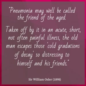 Column 'Pneumonia, the old man's friend?' - Novicare
