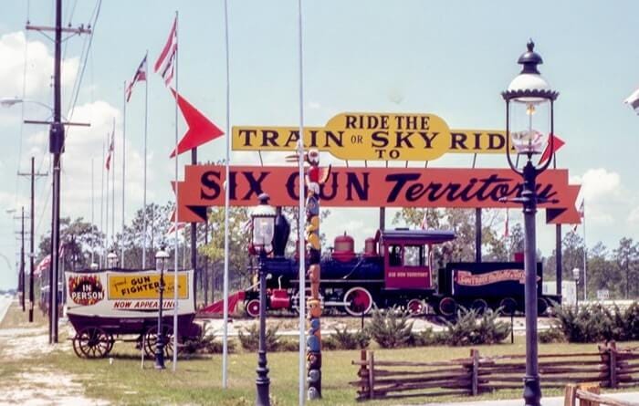 Six Gun Territory Sign