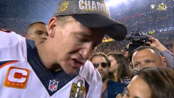 peyton manning super bowl 50 2016 images