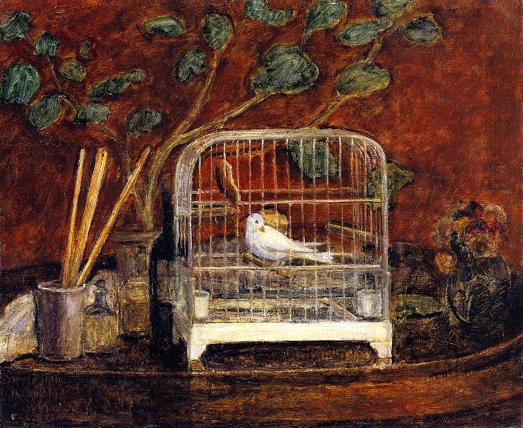 Bird in a Cage, 1937 - Frederick Carl Frieseke