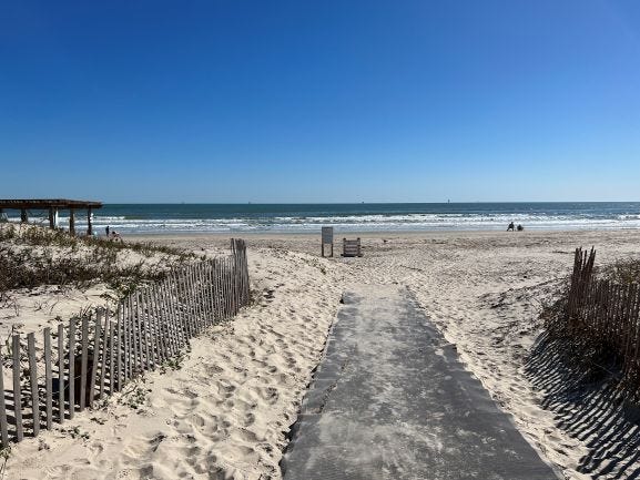 Beach entrance