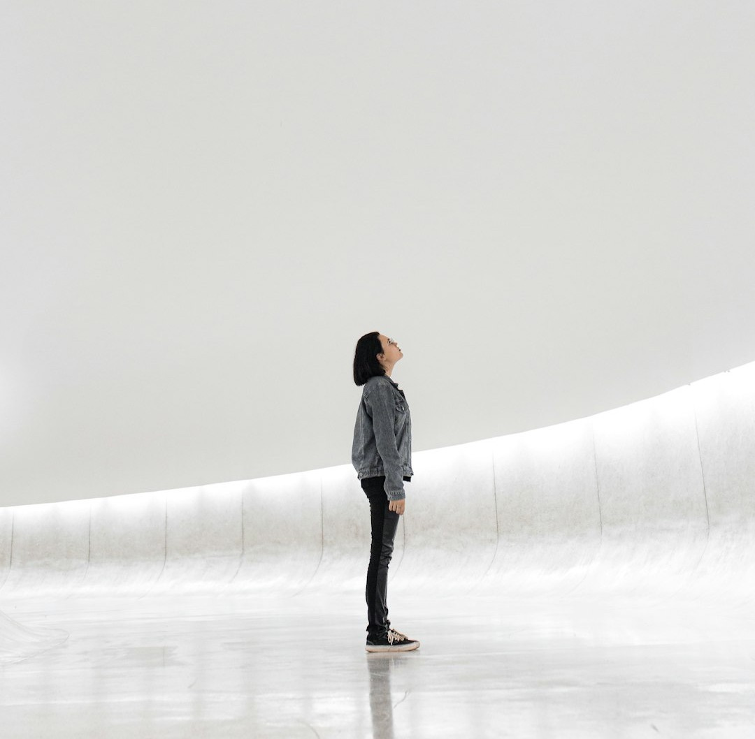 woman standing on ice woman standing on ice