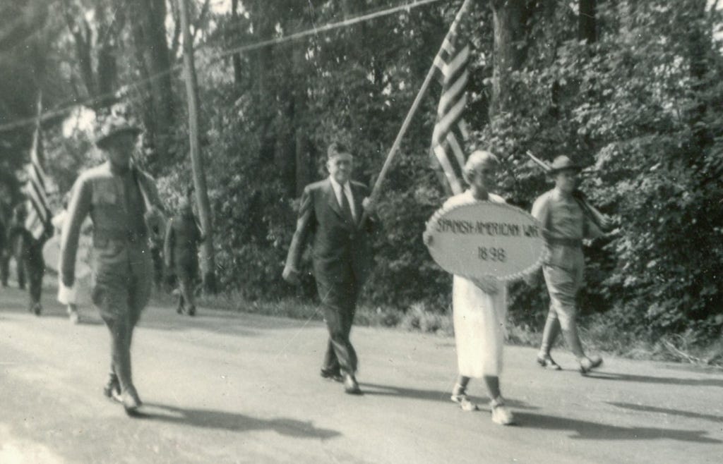 Bicentennial Parade marchers