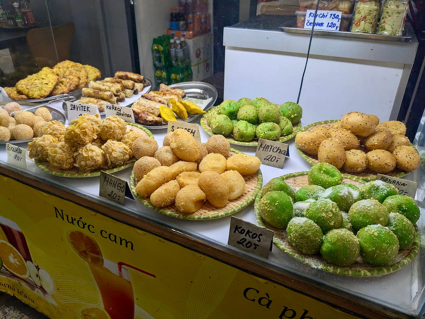 Vietnamese desserts at Sapa Market for Substack by Authentic Food Quest
