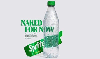 Coca-Cola Pilots Label-less Sprite Bottle in the U.K. | Packaging World