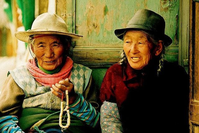 Two old | Tibet people, Travel photography people, Photography journey