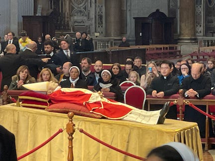 ‘He’s a saint for me’ - Why people lined up to mourn Benedict XVI