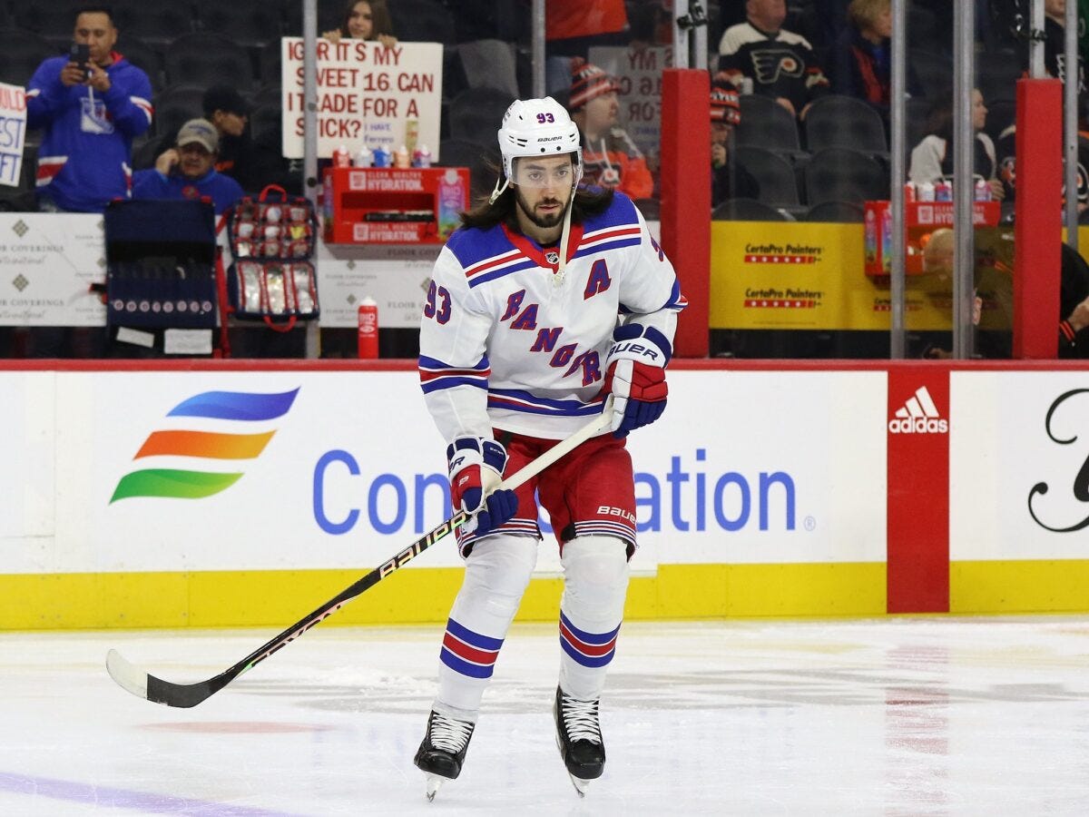 Mika Zibanejad New York Rangers