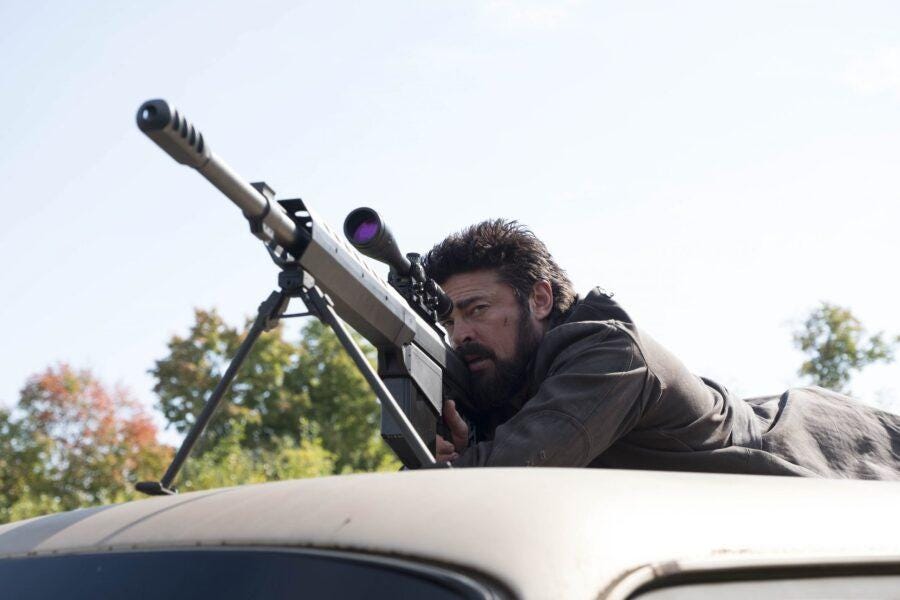 the boys 206 butcher karl urban blowing people away with gun