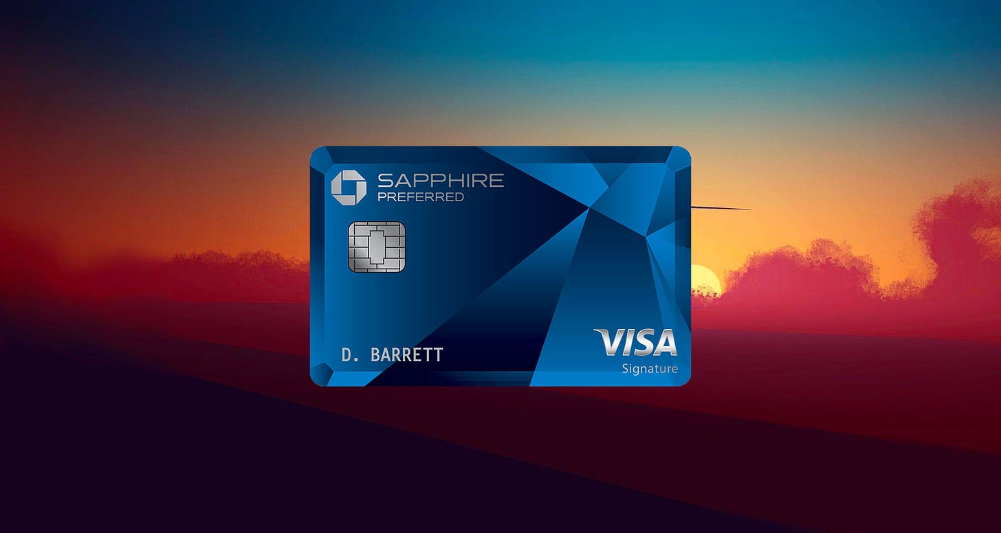 Chase Sapphire Preferred credit card