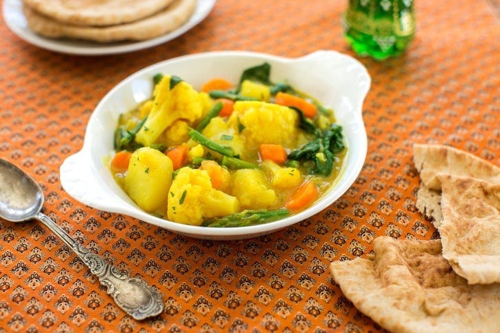 Coconut curry vegetable stew2