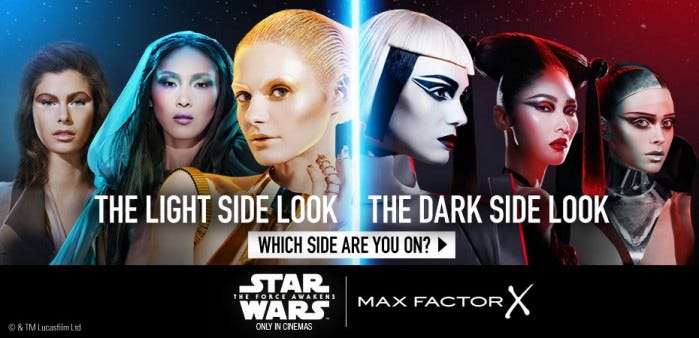 star Wars Force Awakens Max Factor