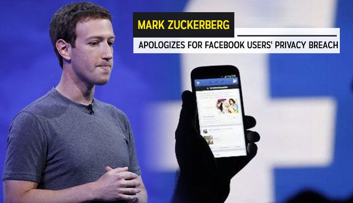 Mark Zuckerberg apologize for Facebook privacy breach with cambridge.