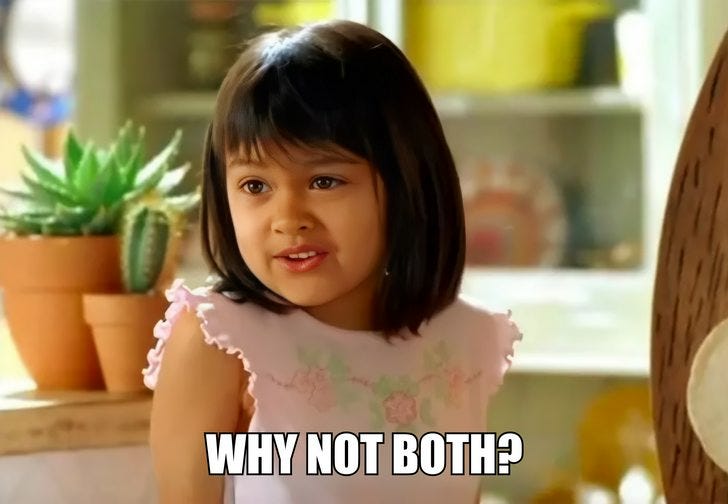 Why not both? meme HD - meme post - Imgur