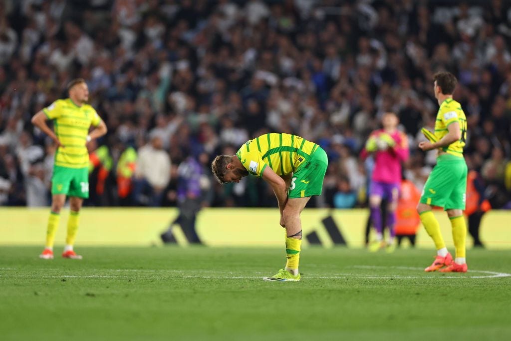 Leeds hammer Norwich to cruise into play-off final - BBC Sport