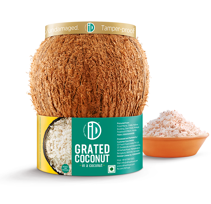 ID Grated Coconut In A Coconut in Bangalore at best price by Id Fresh Food  (India) Pvt Ltd - Justdial