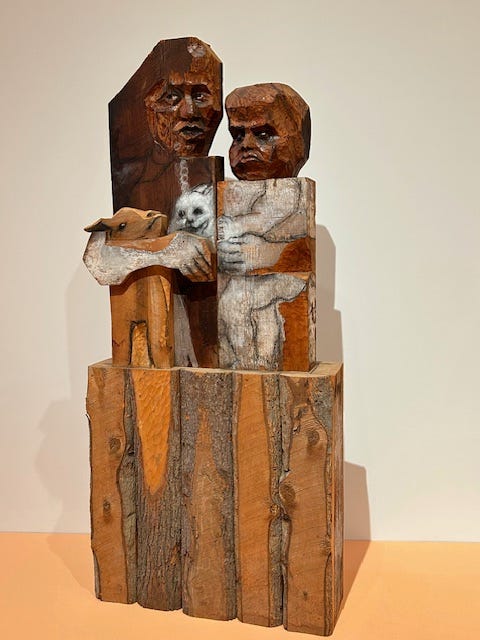 Marisol's "Woman and Child with Two Lambs"