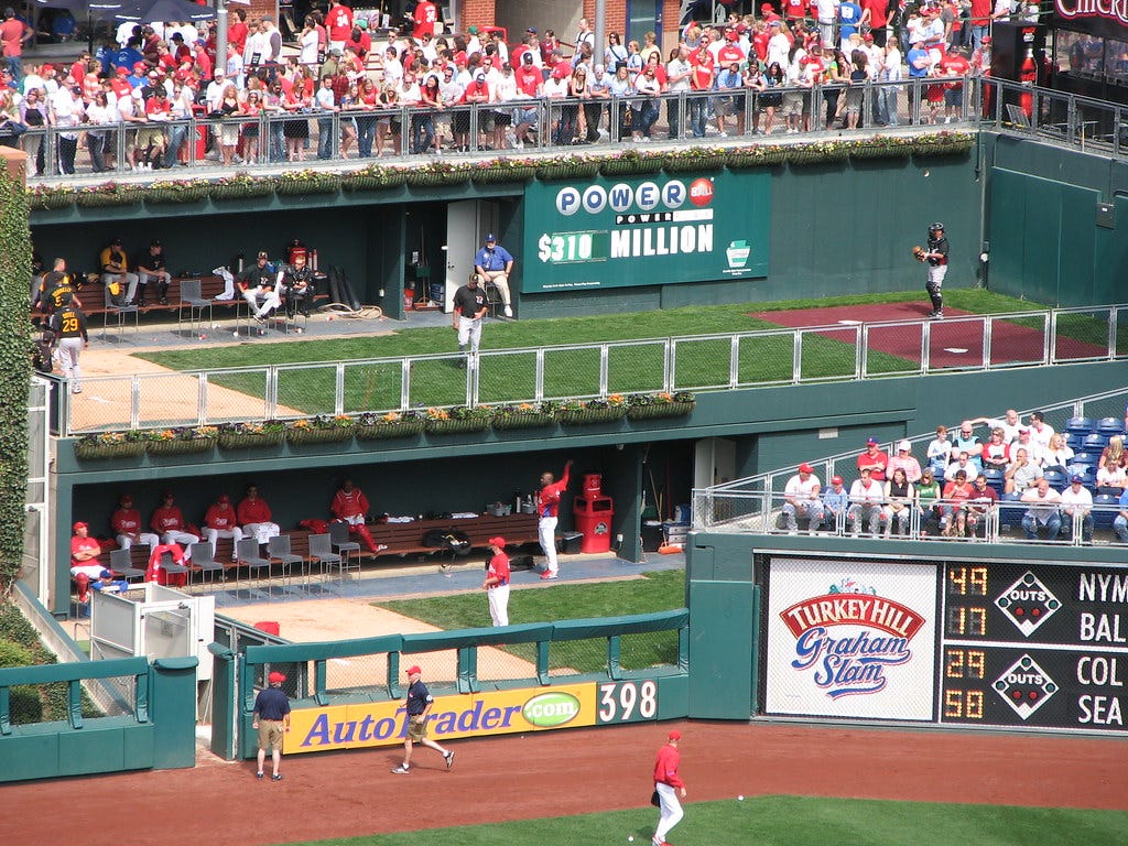 Citizen's Bank Park bullpens | double decker bullpen at Citi… | Flickr