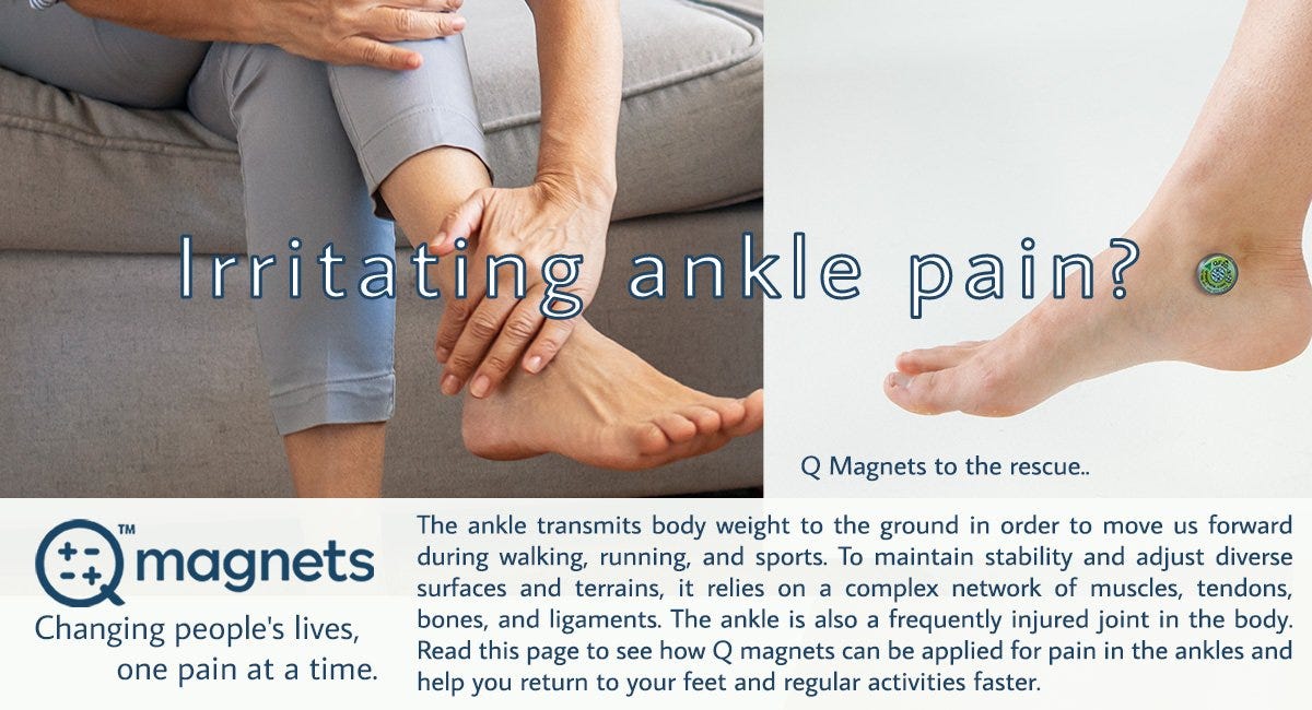 ankle pain magnetic therapy