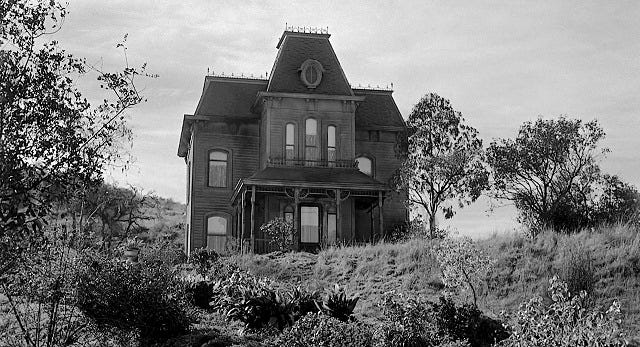 Bates home as seen in <i>Psycho</i> (1960)