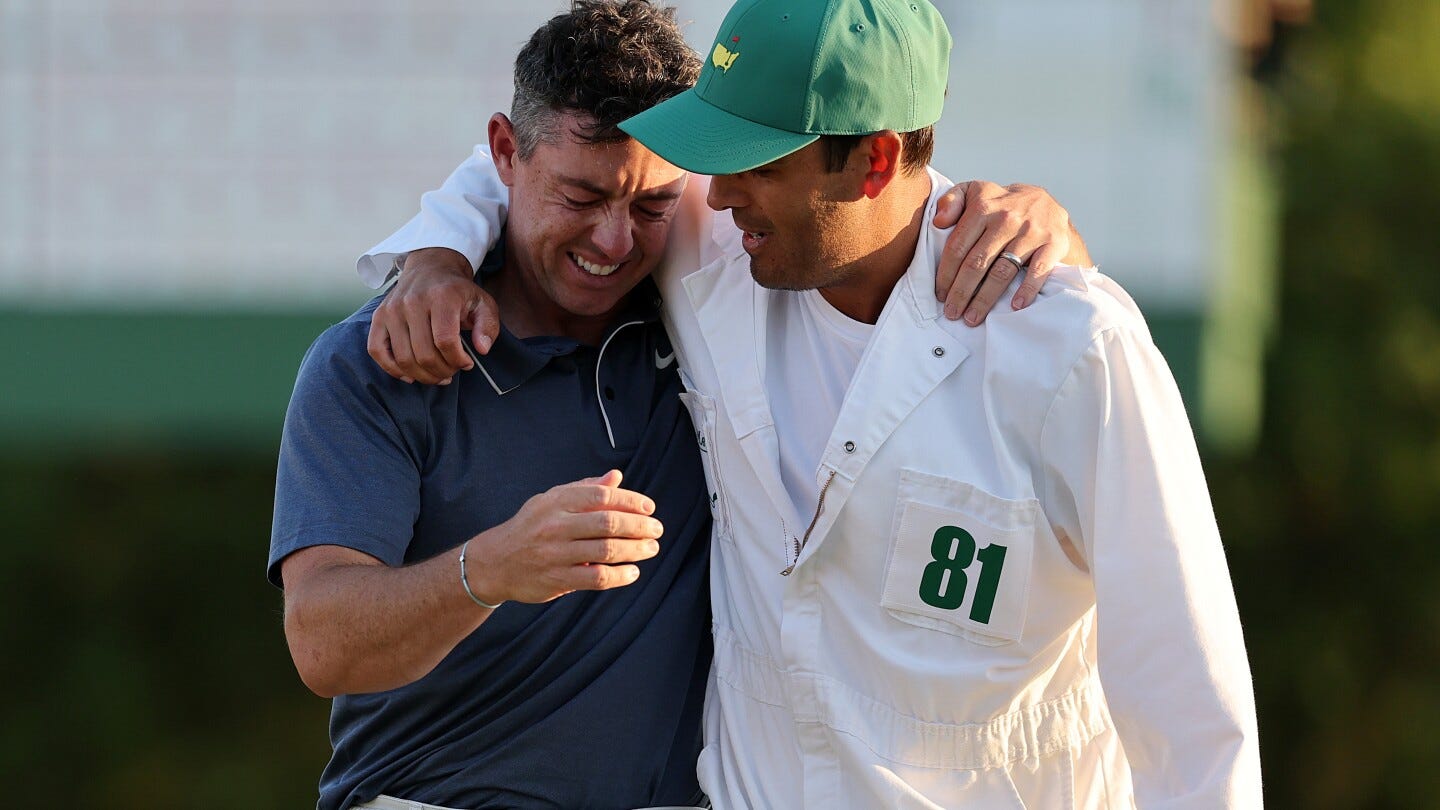 Masters champ Rory McIlroy gets emotional talking about caddie Harry Diamond  - NBC Sports
