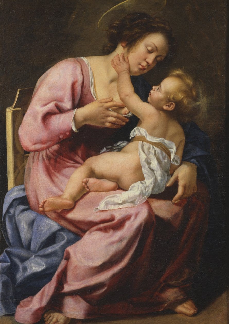 Madonna and Child by Artemisia Gentileschi