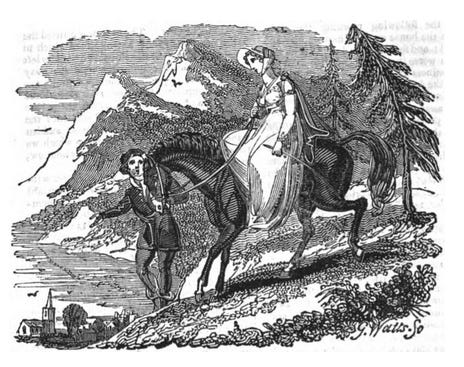 Peter and Adeline explore the Alps, in Ann Radcliffe’s ‘The Romance of the Forest’ (1791)