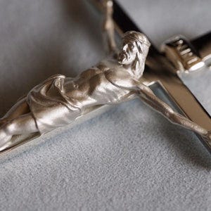 St Thomas Sterling Silver Pectoral Crucifix