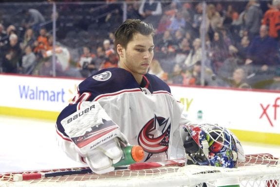 Elvis Merzlikins Columbus Blue Jackets